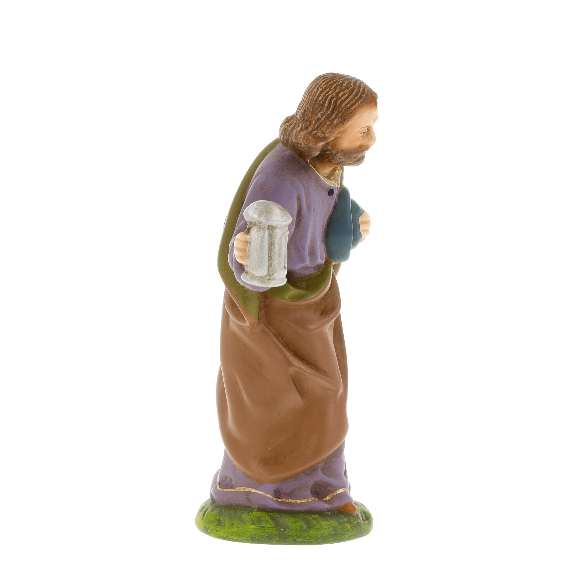 Josef stehend mit Laterne, zu 11cm Krippenfiguren - Original MAROLIN® - Krippenfigur für Ihre Weihnachtskrippe - Made in Germany