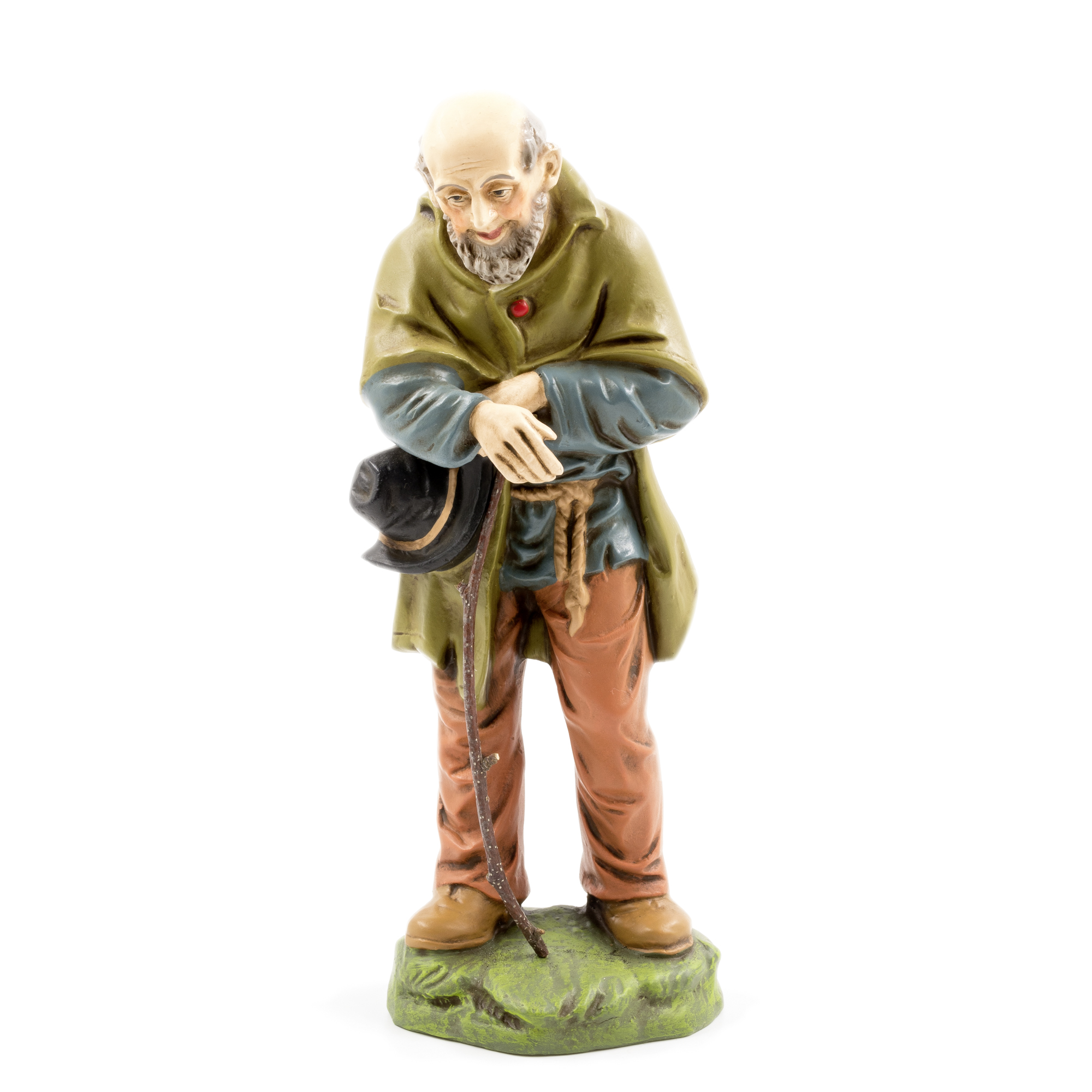 Shepherd with stick, to 8.5 in. figures