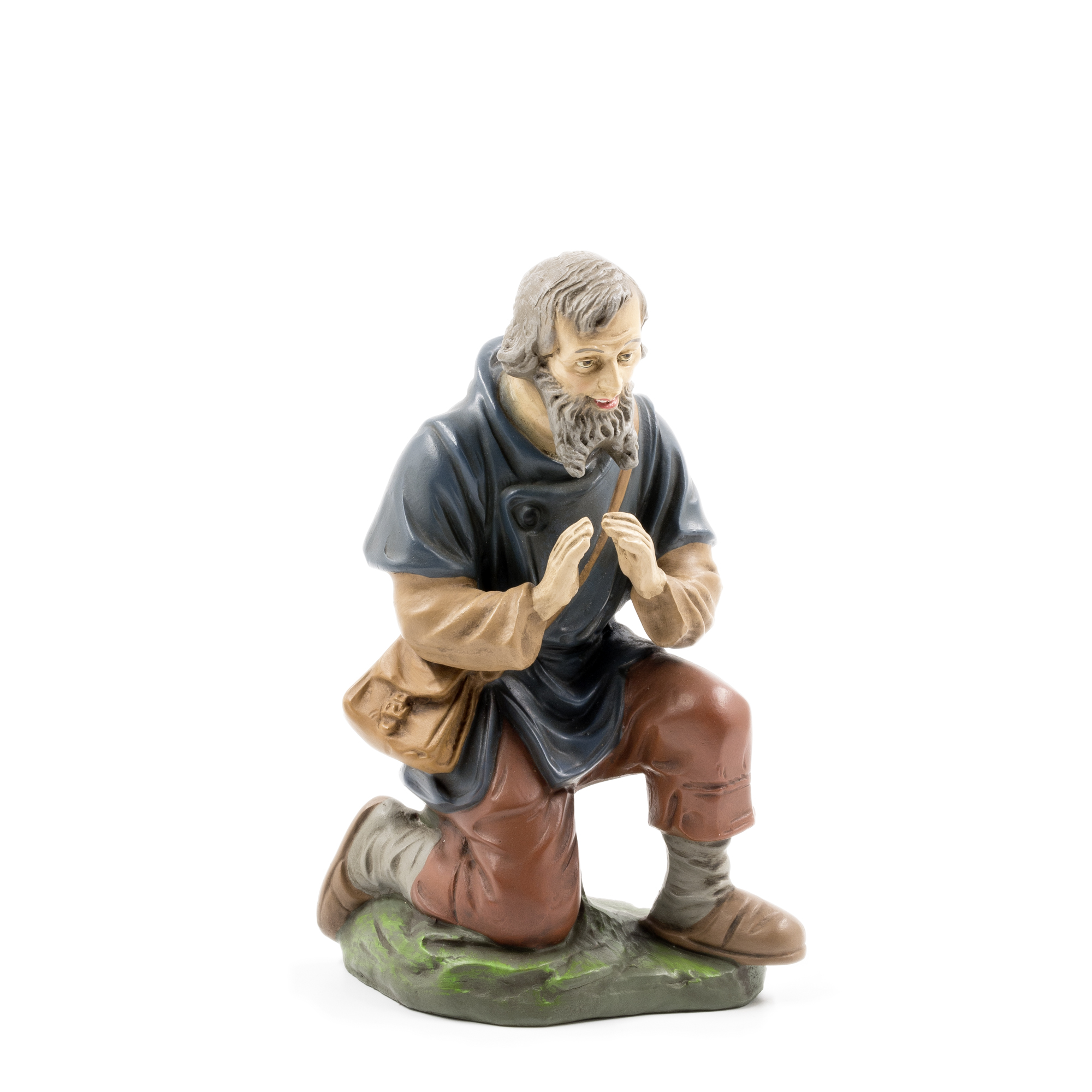Praying shepherd (kneeling) to 8.5 in. figures