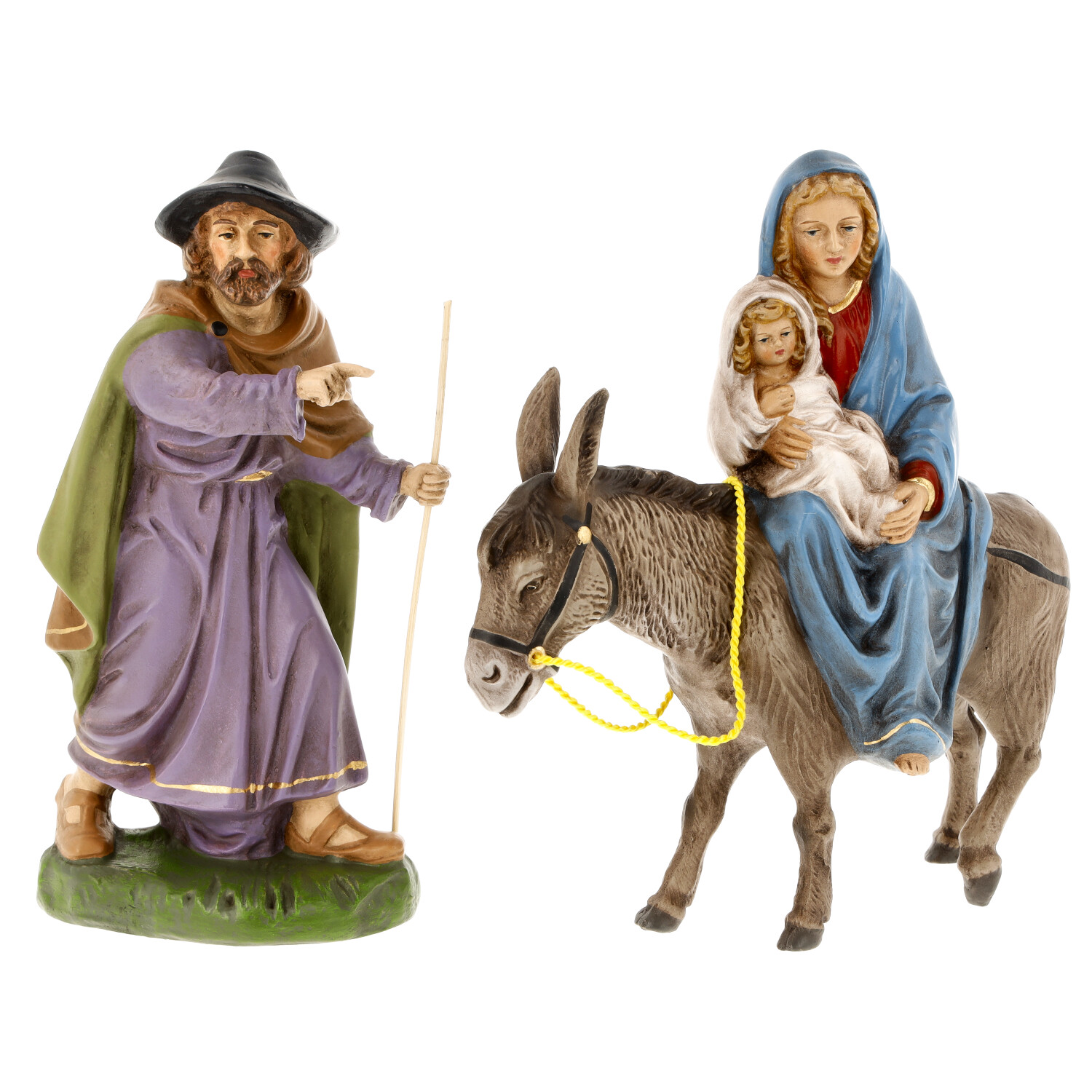 Flight to Egypt - Marolin Nativity fiogures - made in Germany