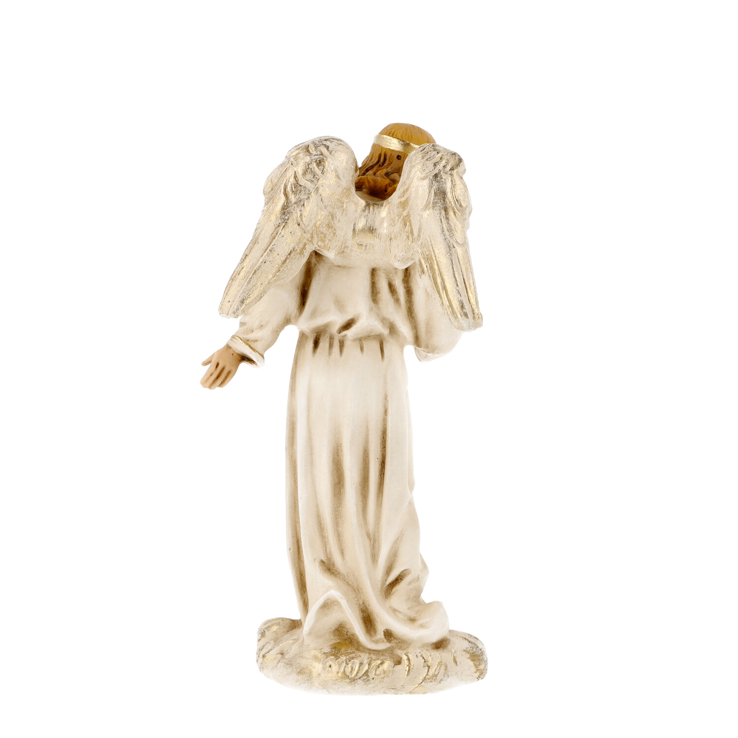 Proclaiming angel - Marolin papermaché - made in Germany