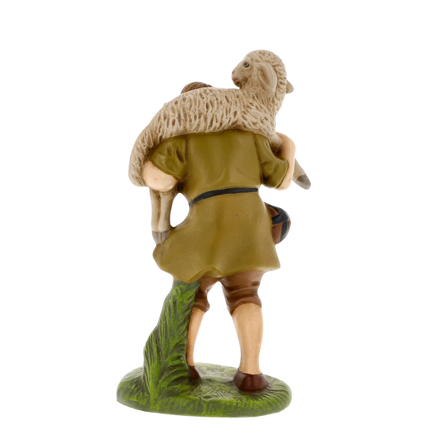 Shepherd boy with sheep - Marolin Nativity figure - made in Germany