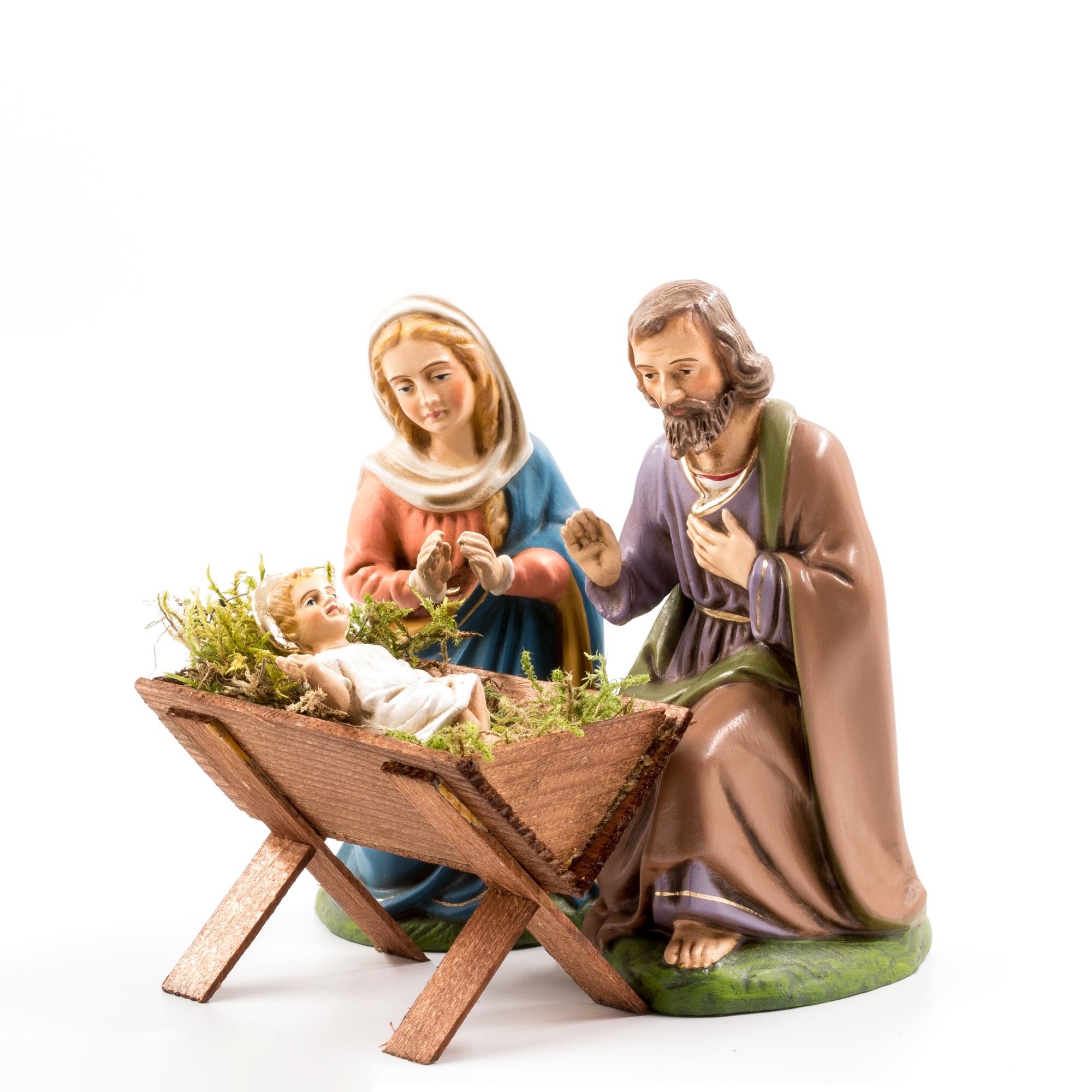 Holy Family, set of 4, to 6.75 in. figures