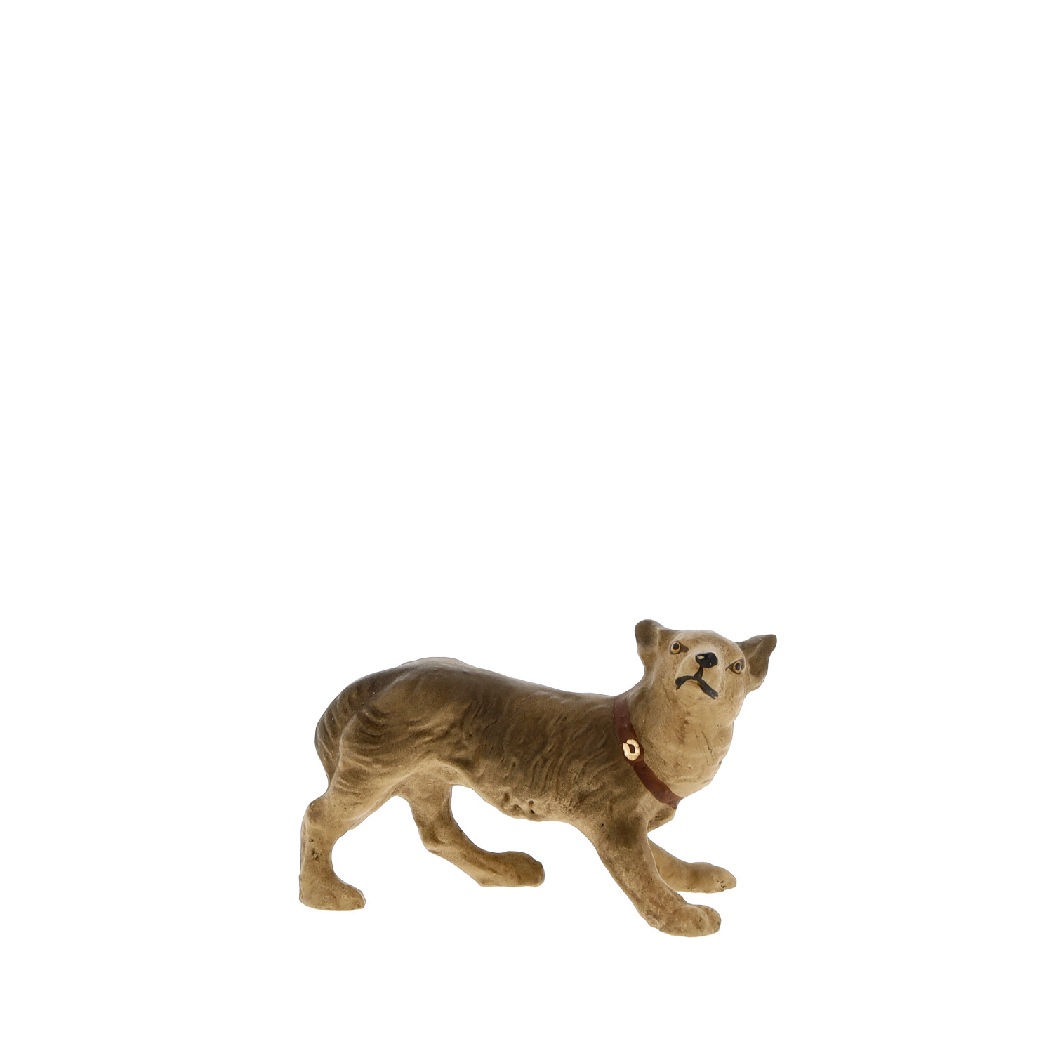 Scared sheep dog - Marolin Nativity figure - made in Germany