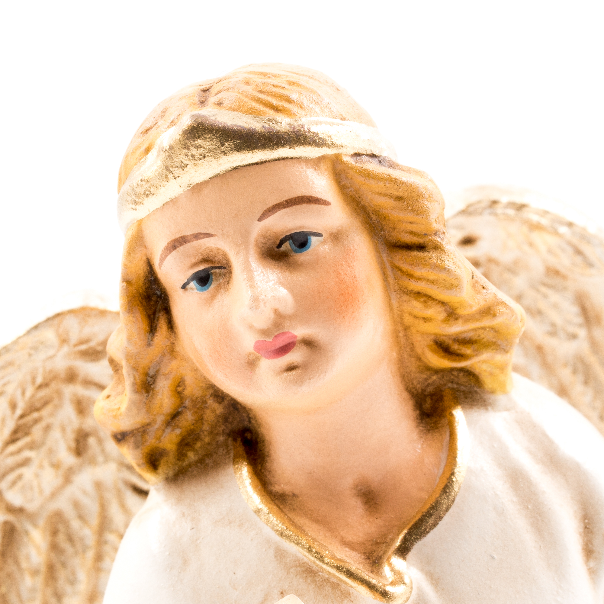 Proclaiming angel - Marolin Nativity figure - made in Germany