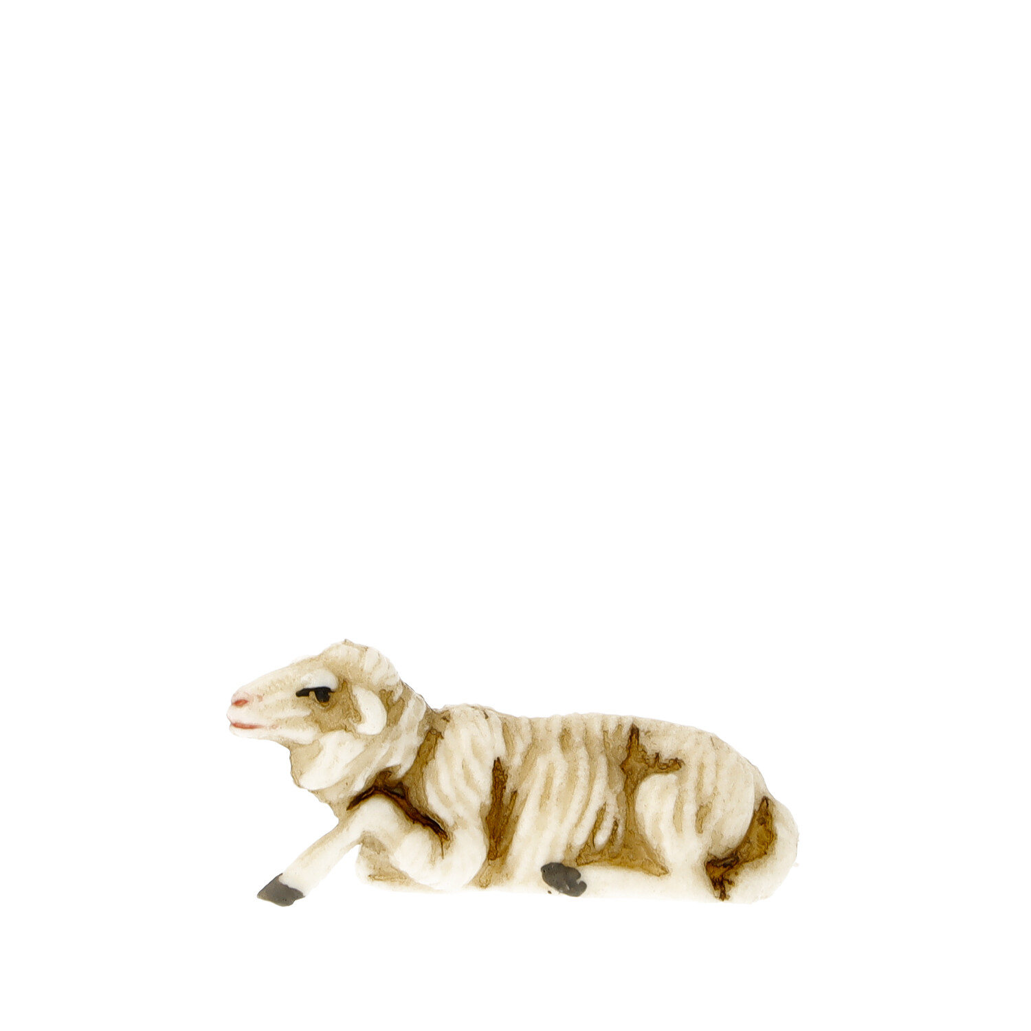 Lying sheep - Marolin Plastik - Resin Nativity figure - made in Germany
