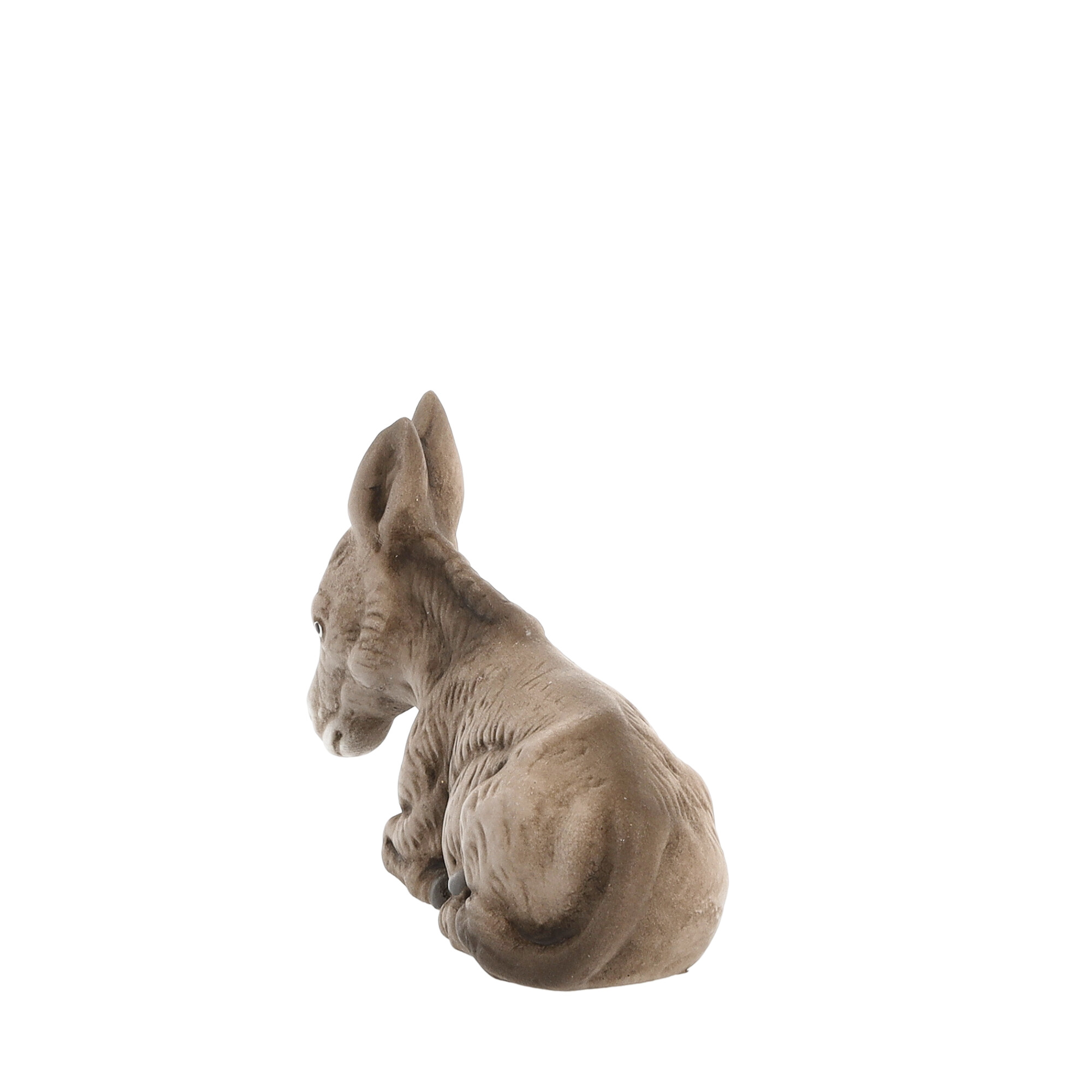 Esel liegend, zu 11cm Krippenfiguren - Original MAROLIN® - Krippenfigur für Ihre Weihnachtskrippe - Made in Germany
