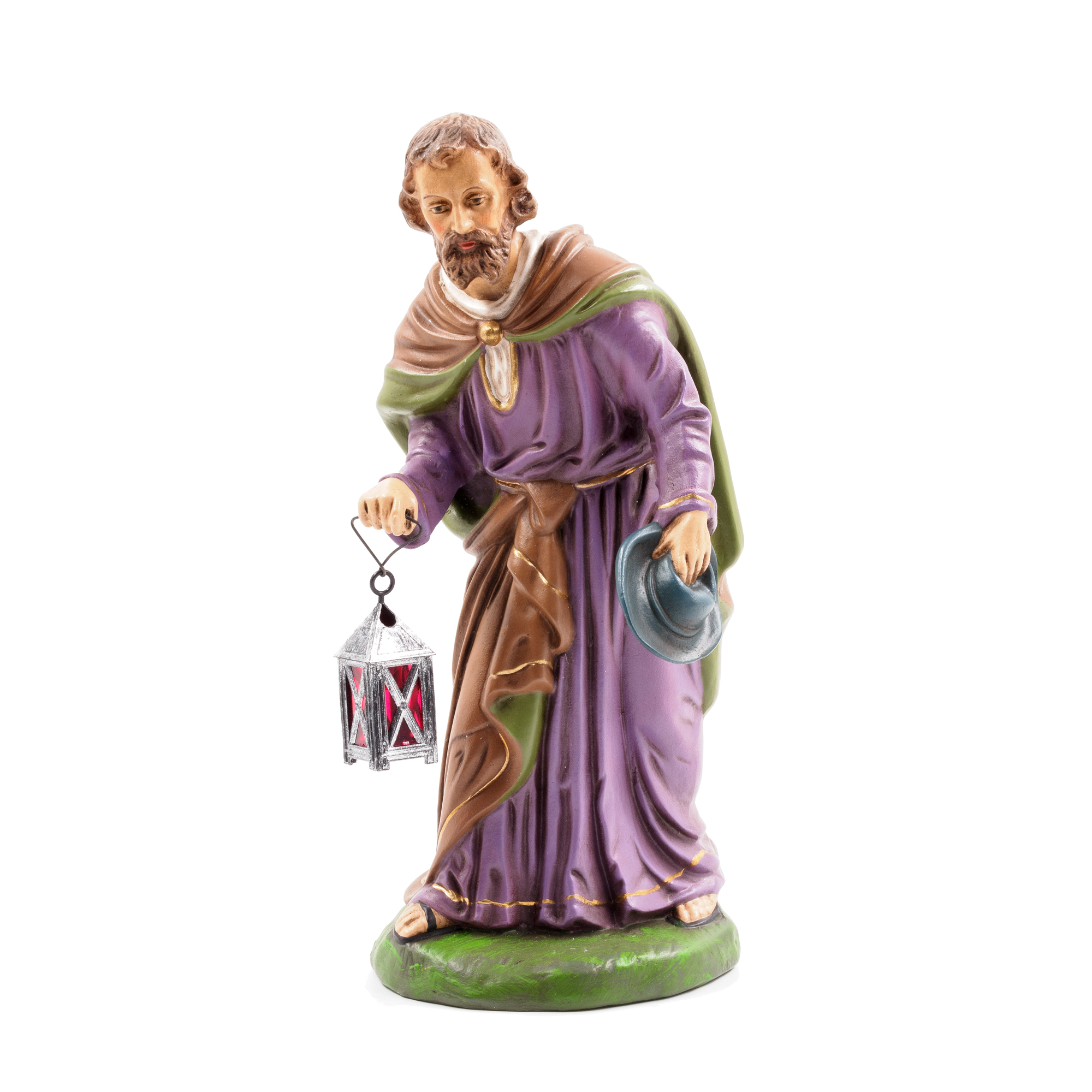 Standing Joseph with lantern, to 8.5 in. figures