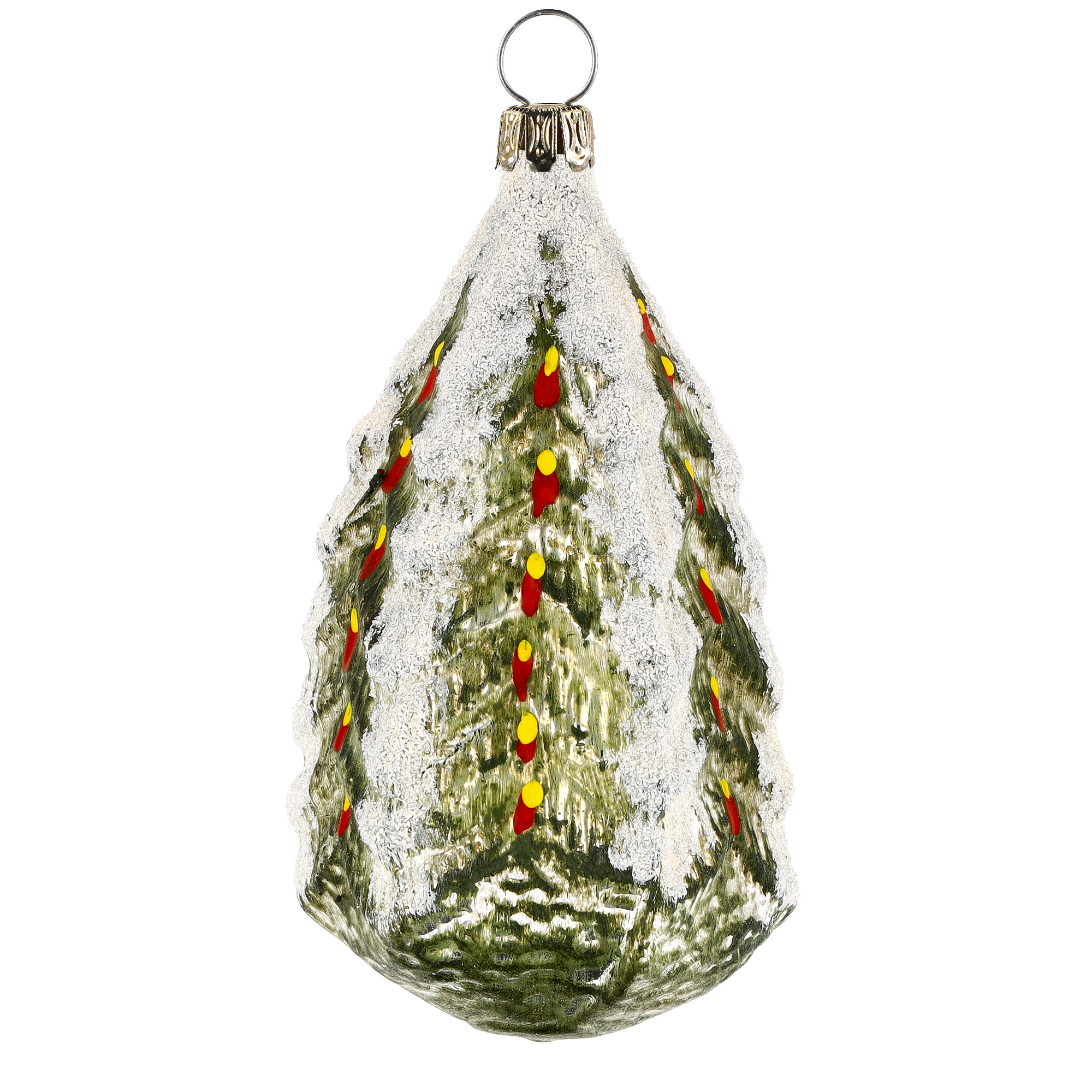 Retro Vintage style Christmas Glass Ornament - Christmas tree