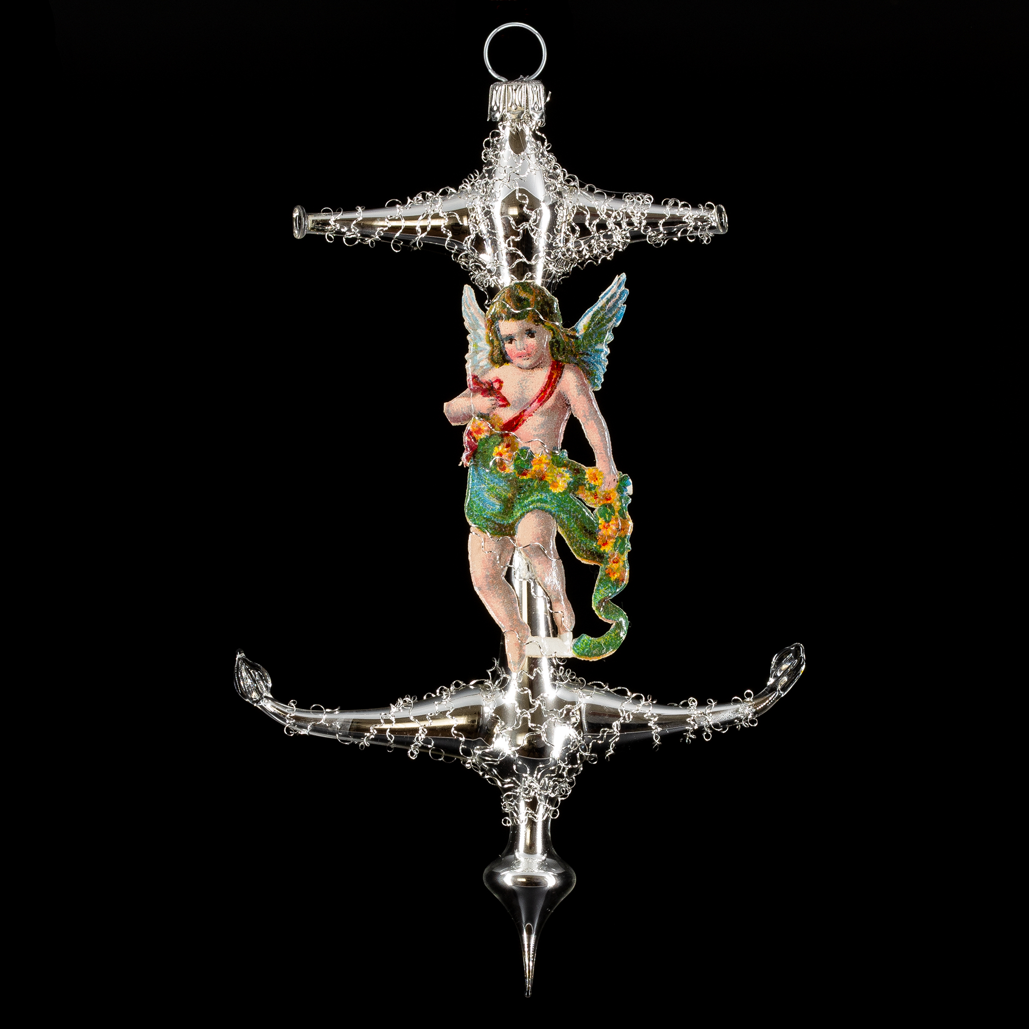 Anchor with oblate, silver