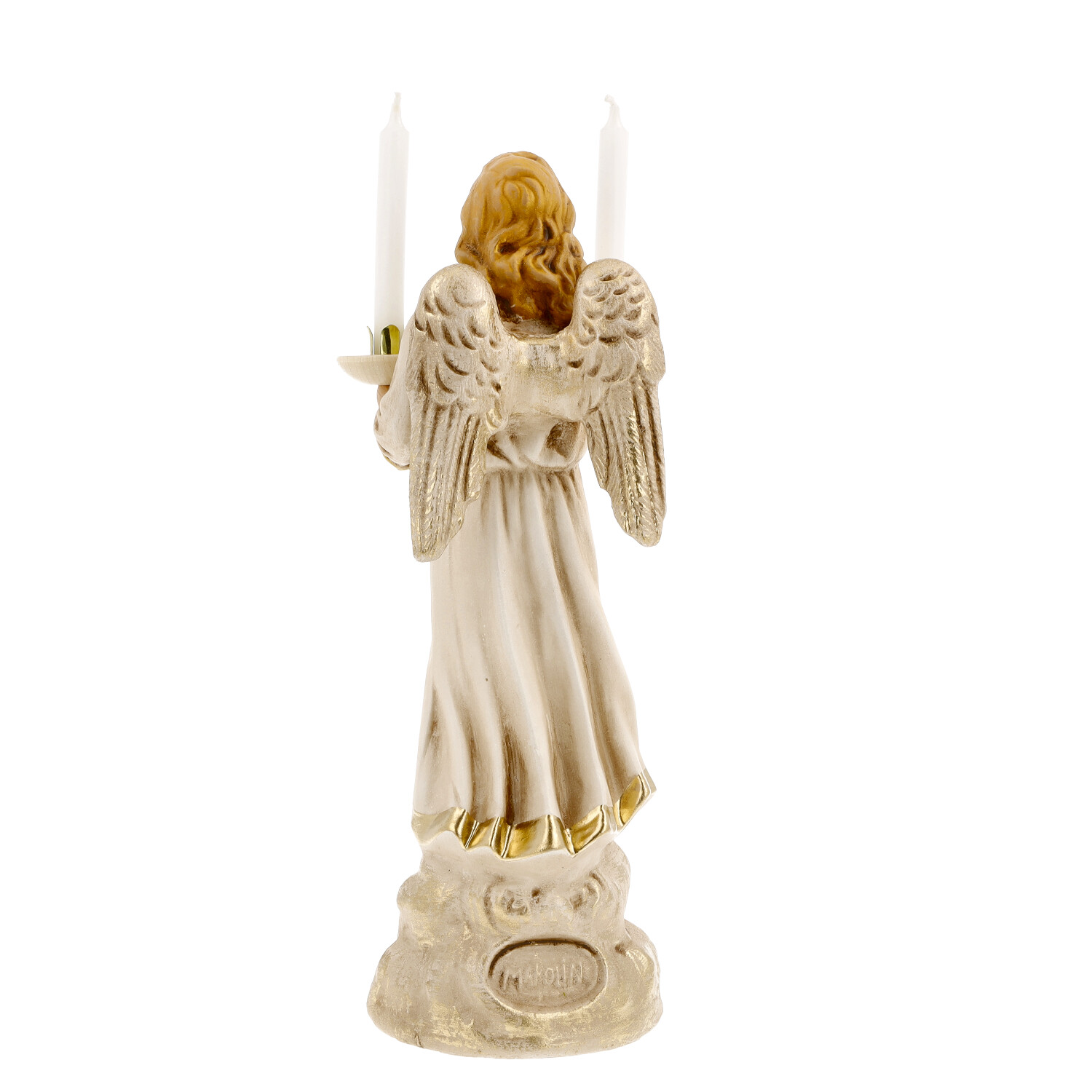 Angel with candles - Marolin Germany - handpainted