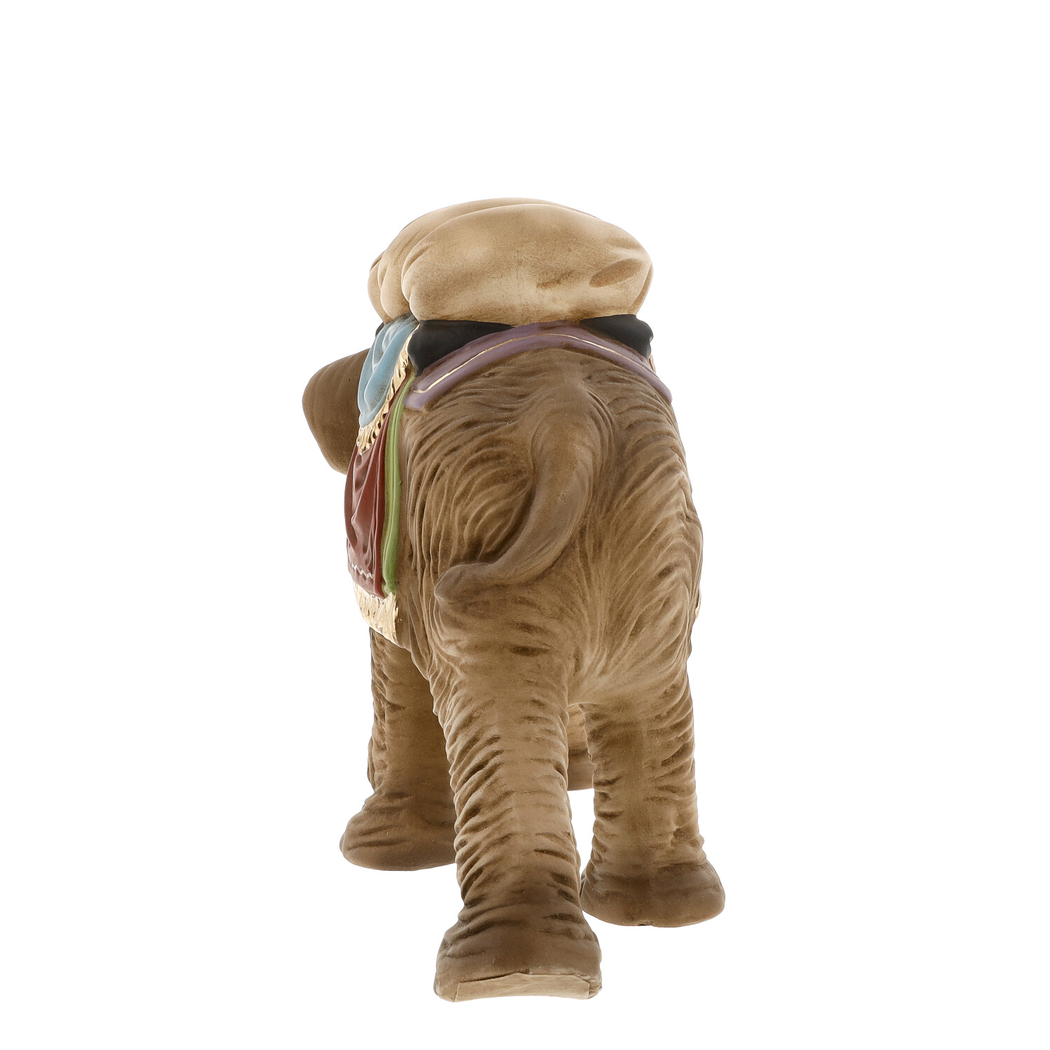 Elefant mit Gepäck, zu 11 - 12cm Marolin Krippenfiguren - made in Germany
