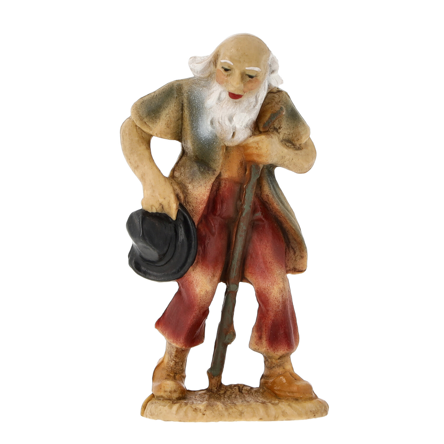 Old shepherd - Marolin Plastik - Resin Nativity figure - made in Germany