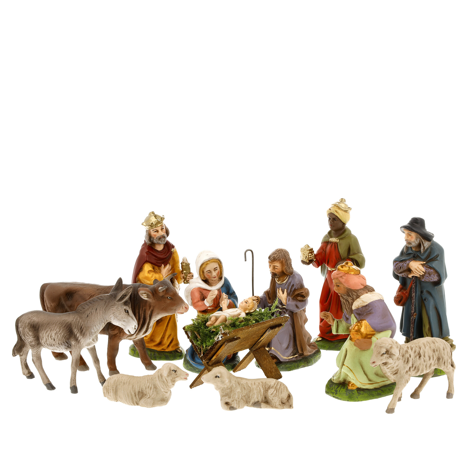 Nativity set with 12 figures - MAROLIN