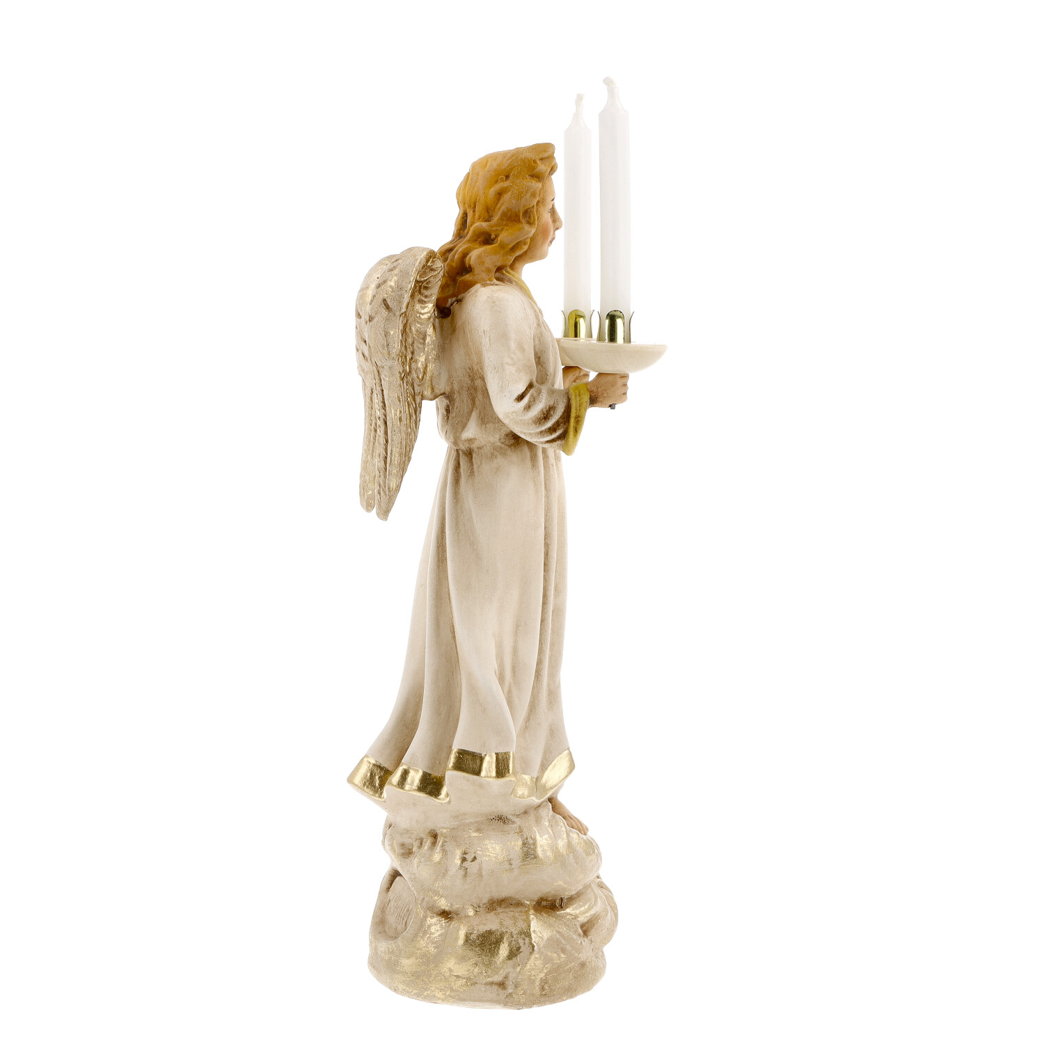 Angel with candles - Marolin Germany - handpainted
