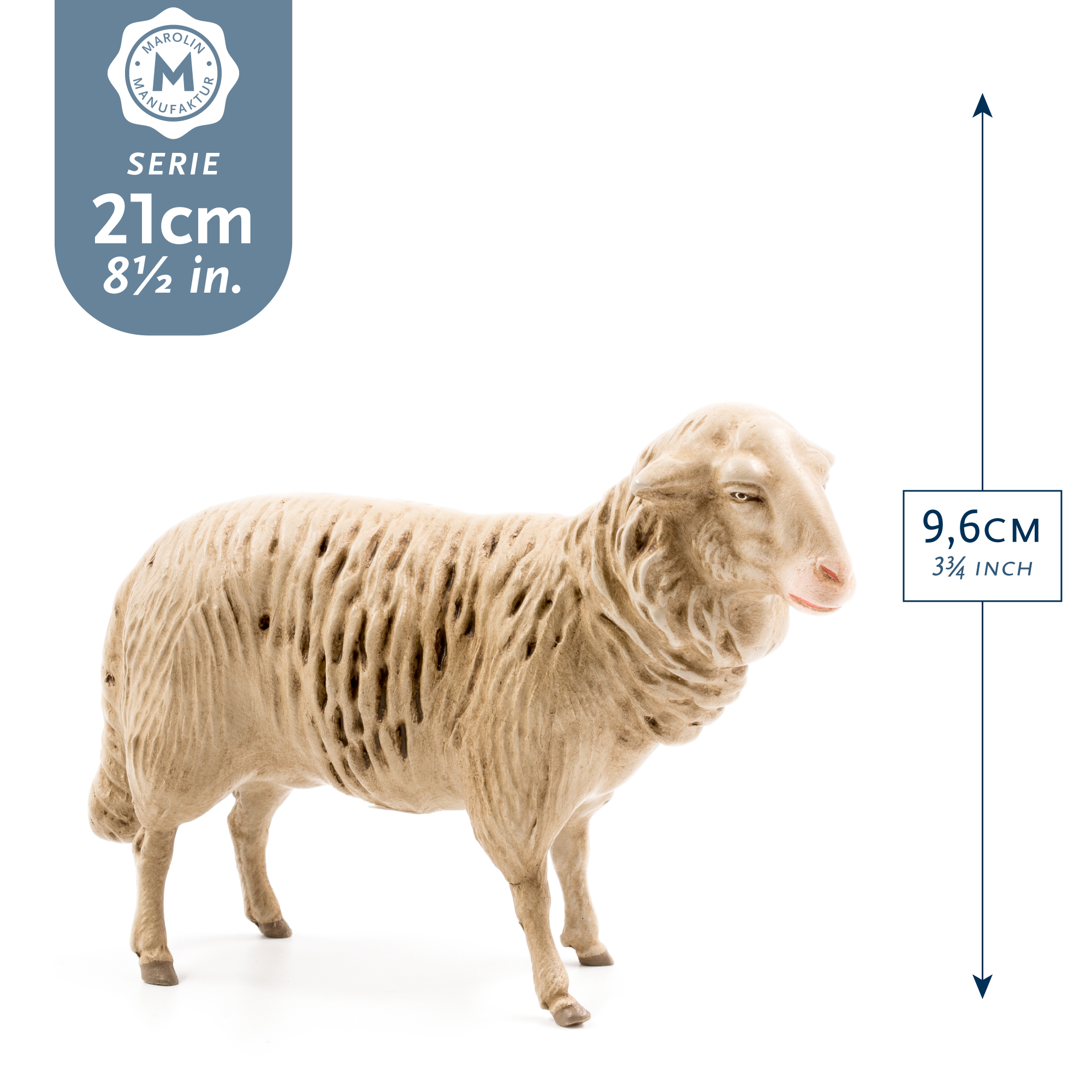 Sheep looking sidewards, to 8.5 in. figures