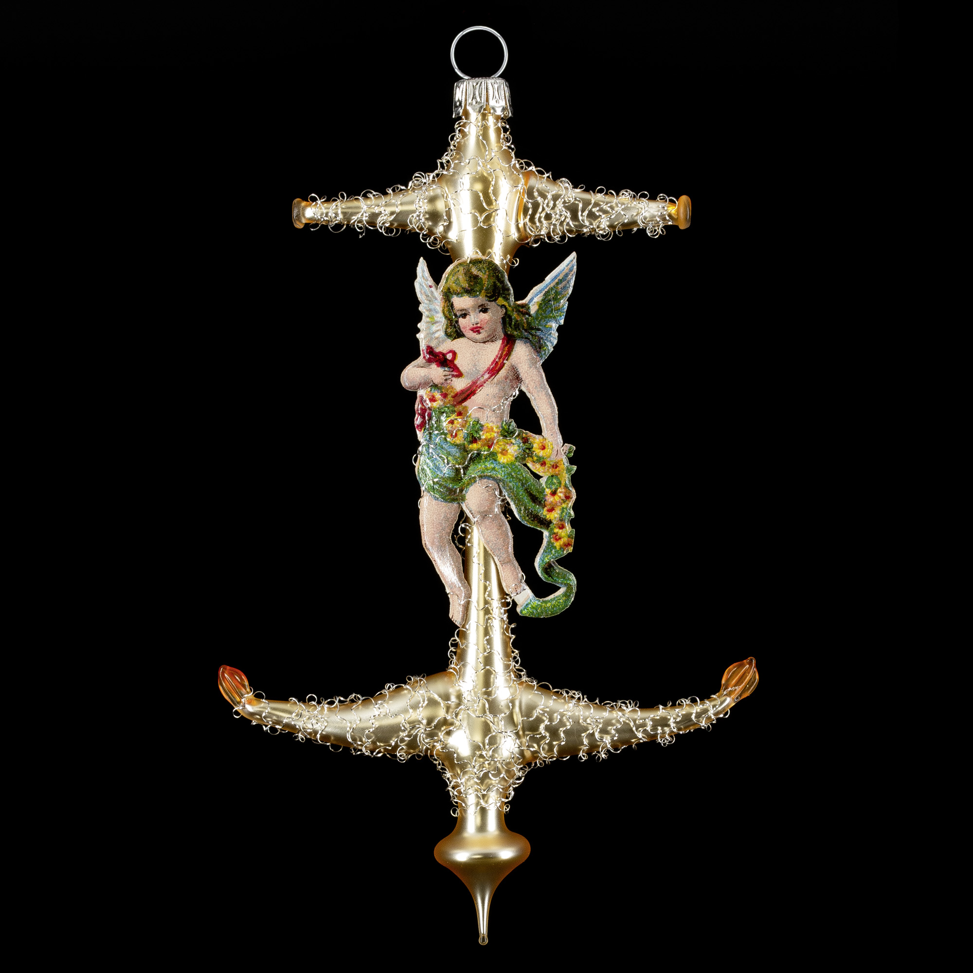 Anchor with oblate, gold