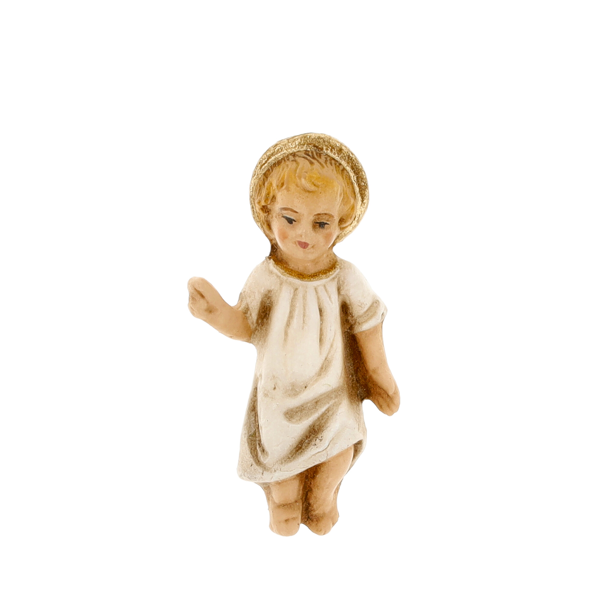 Jesuskind mit Hemd, zu 10 - 11cm Krippenfiguren - Original MAROLIN® - Krippenfigur für Ihre Weihnachtskrippe - Made in Germany