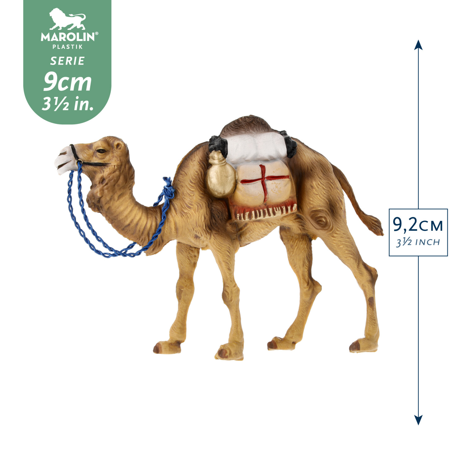 Bactrian camel - Marolin Plastik - Resin Nativity figure - made in Germany