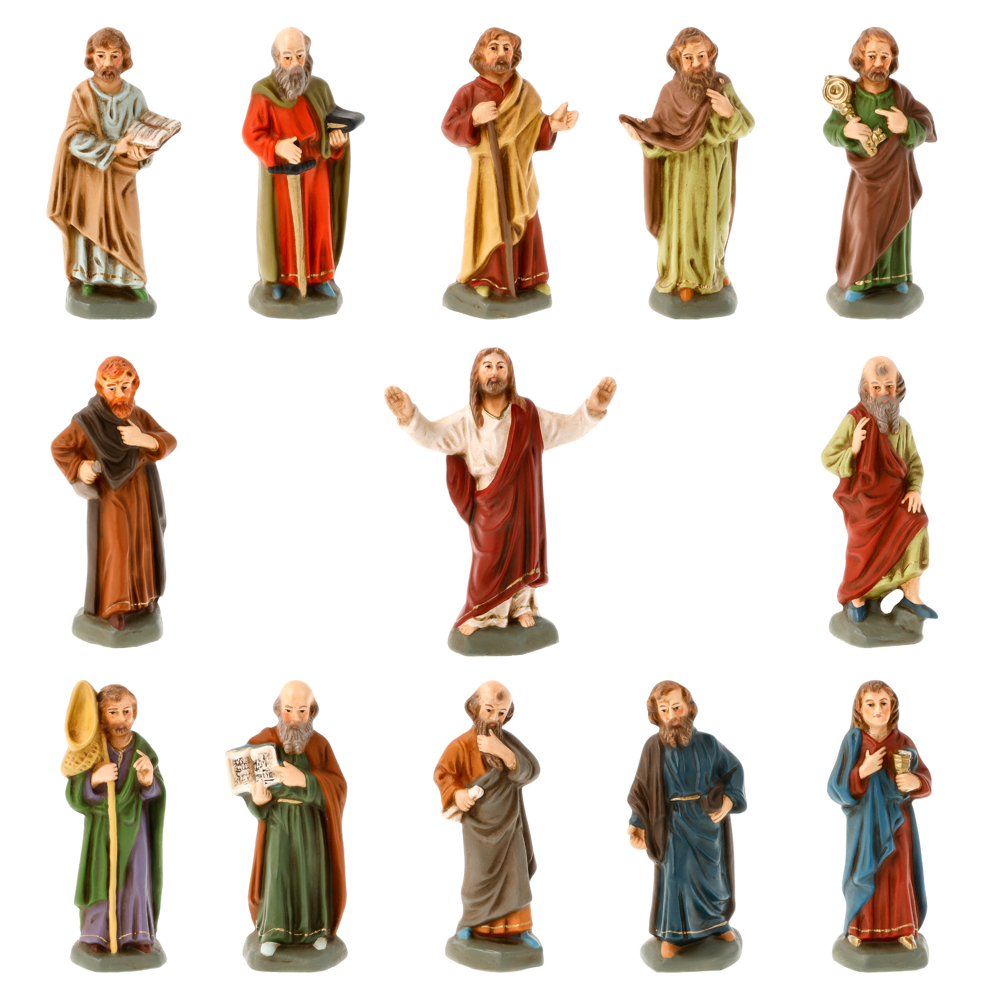 Jesus und seine Jünger - 9cm Größe - Krippenfiguren von MAROLIN®