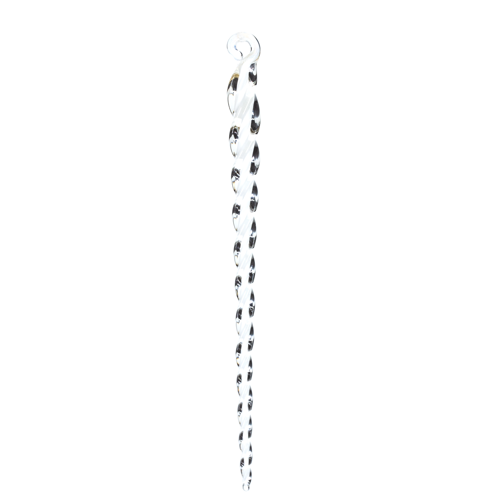 Set of 6 icicles, white