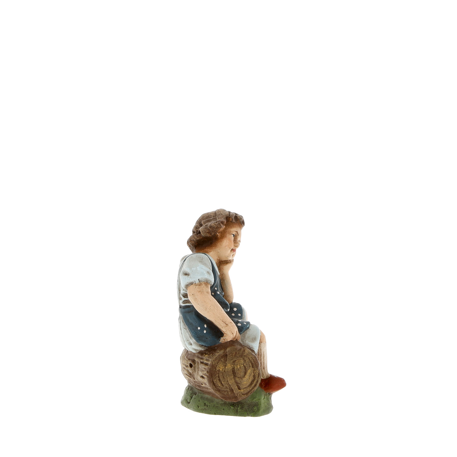 Sitting girl - Marolin Nativity figure - made in Germany
