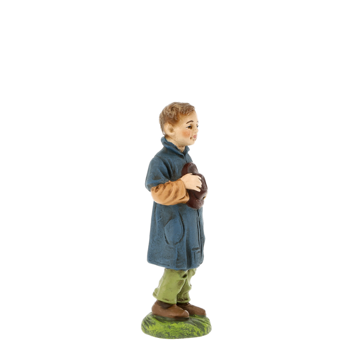 Shepherd boy with hat, to 6.75 in. figures - Marolin Nativity figure - made in Germany