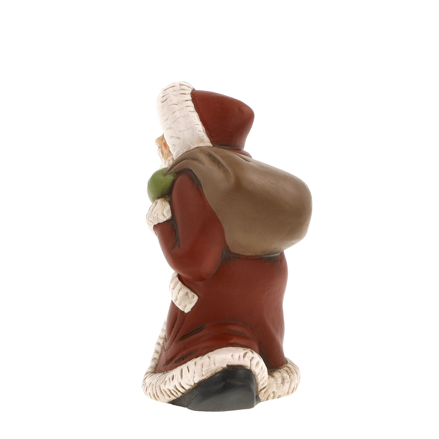 Little walking Santa, red - Marolin papermaché - made in Germany