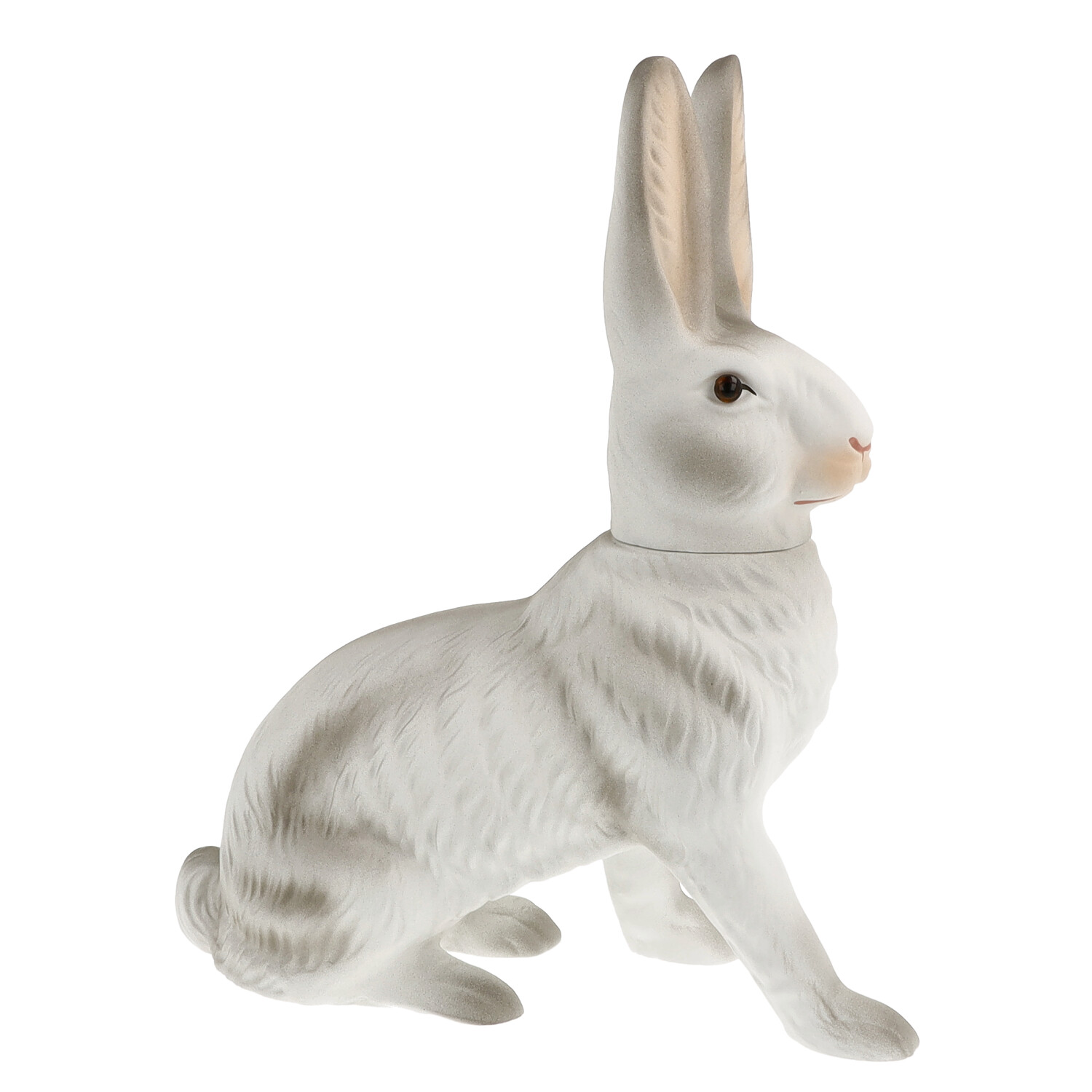 Sitting Marolin Easter bunny to fill, white