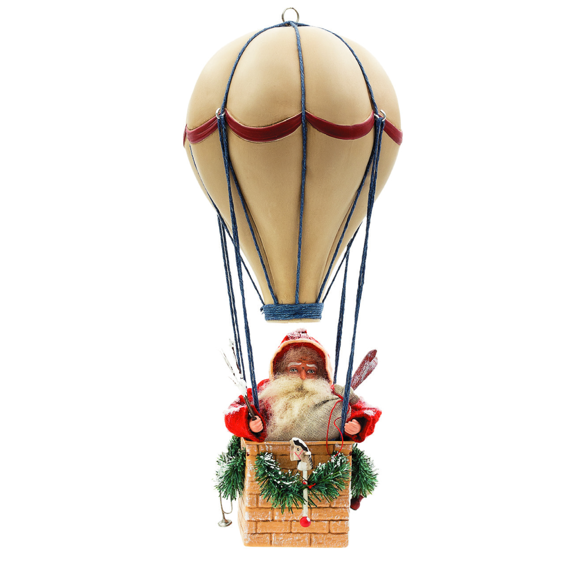 Santa in balloon