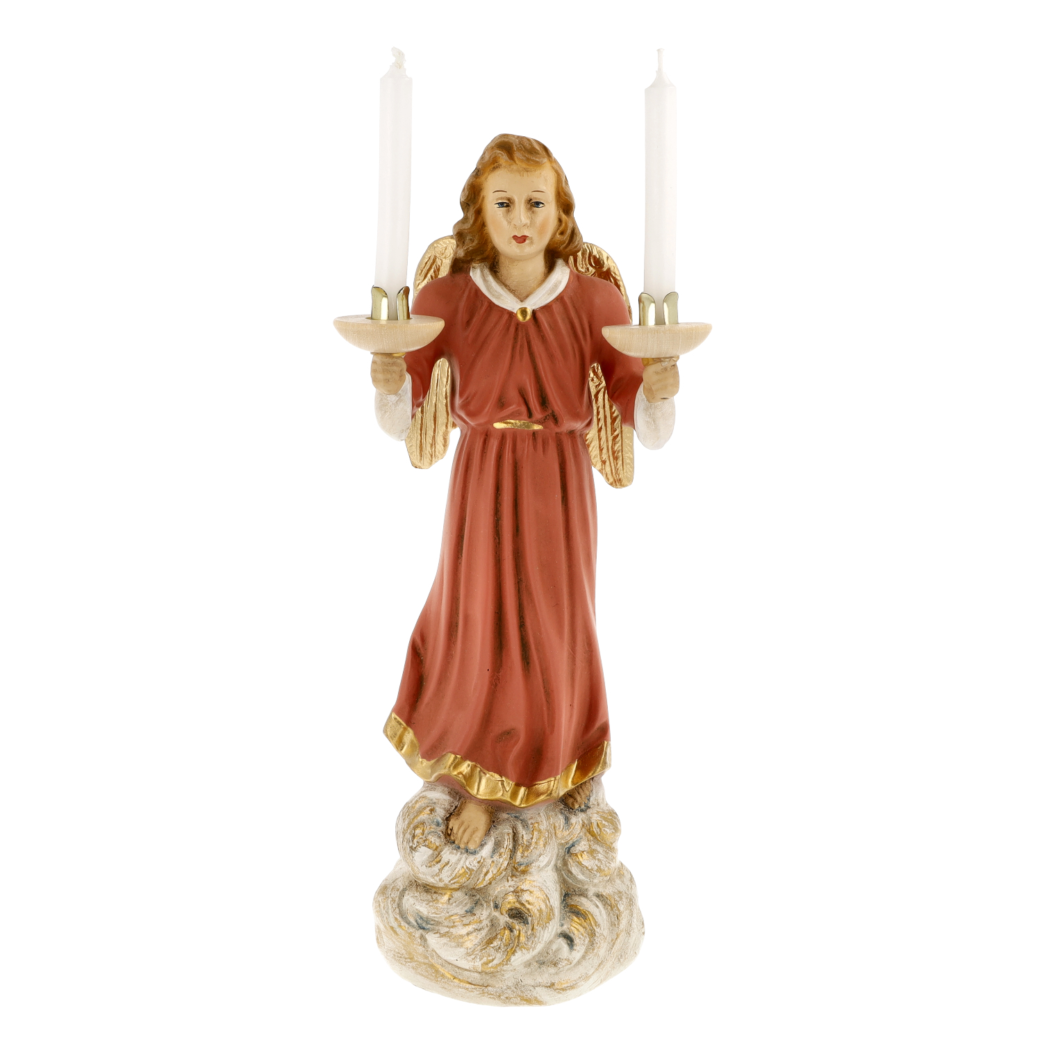Angel with candles, rosé, small size