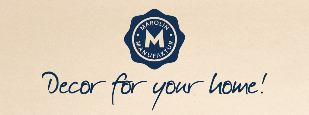 MAROLIN Manufactory logo with the text 'Decor for your home!' – premium home décor and accessories