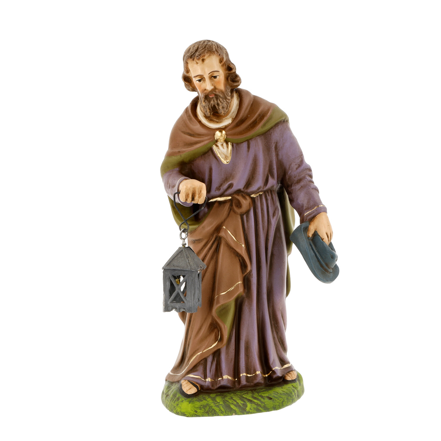 Joseph with lantern - Marolin Nativity figure - made in Germany