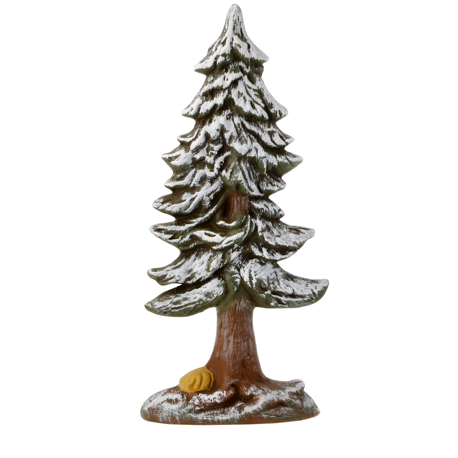 Large fir with snow - Marolin Papermaché - made in Germany