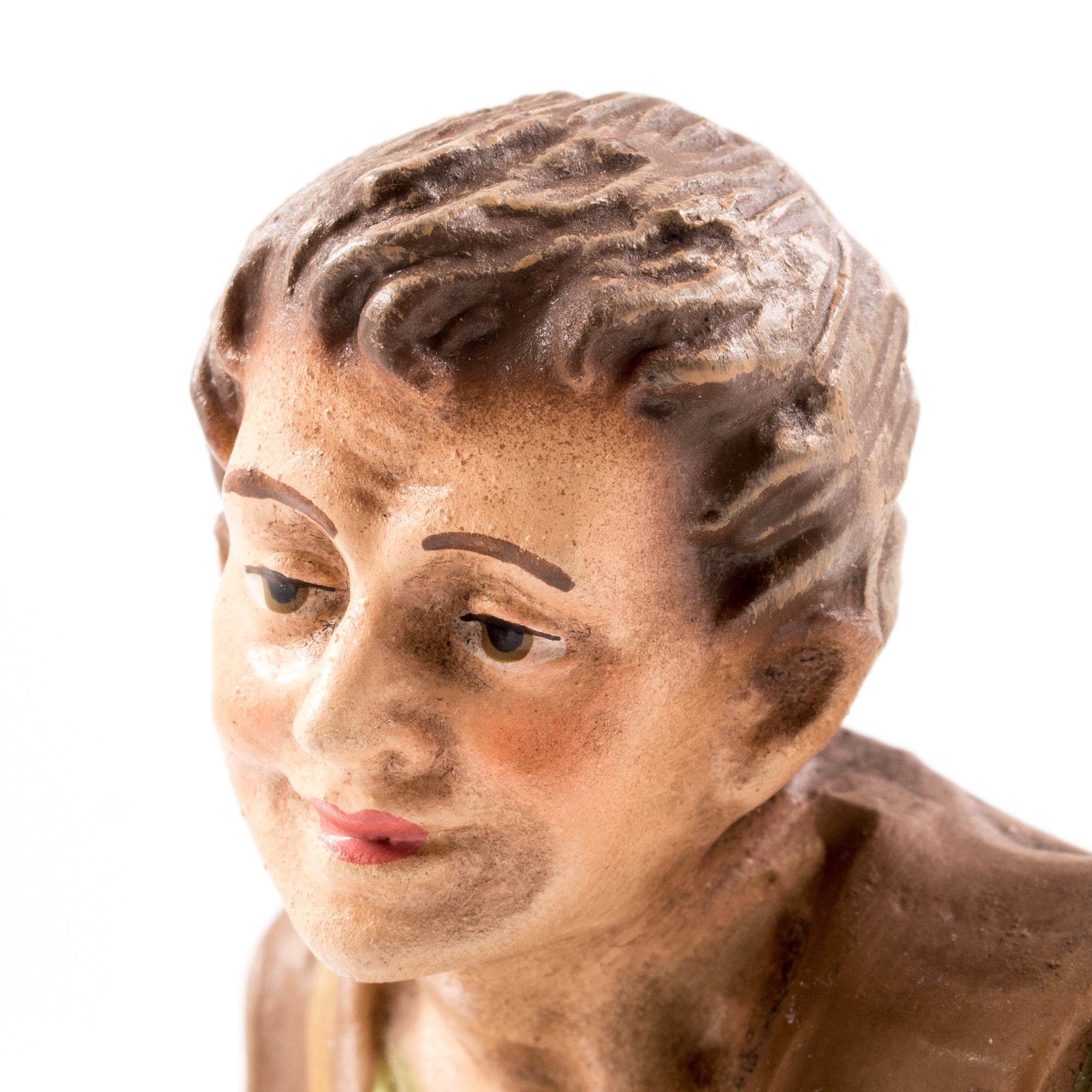 Hirte aus Hut fütternd, zu 17cm Figuren - Marolin Krippenfigur - made in Germany