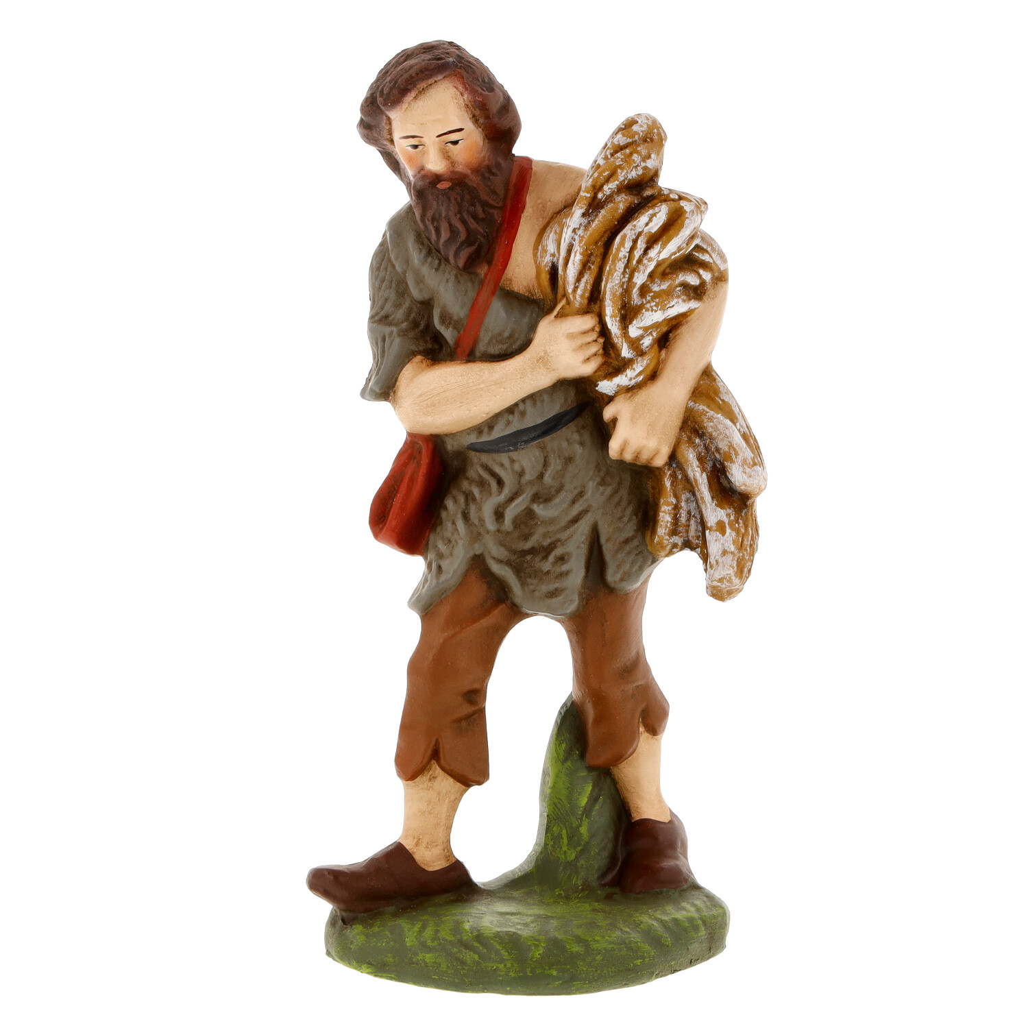 Shepherd with straw - Marolin Nativity figure - made in Germany