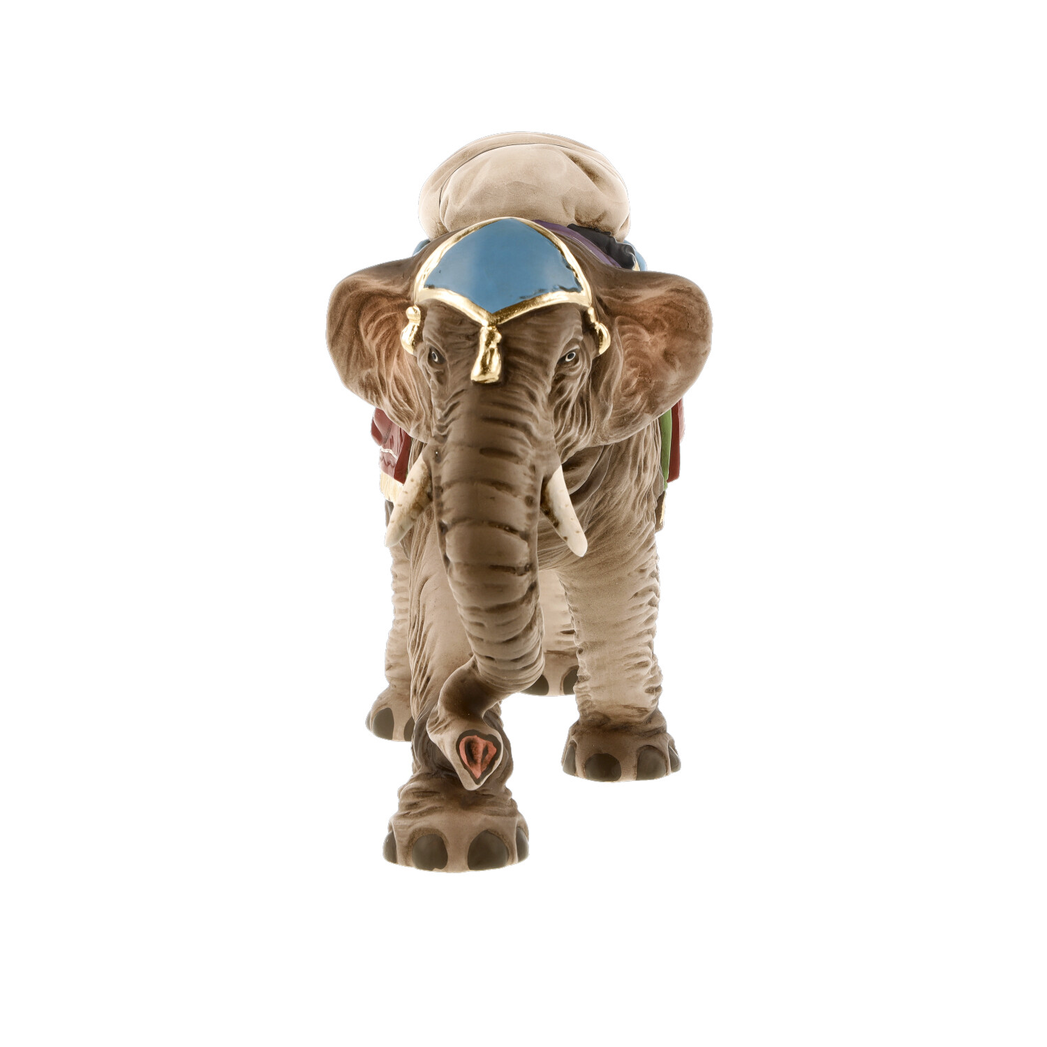 Elephant with luggage - Marolin Nativity figure - made in Germany