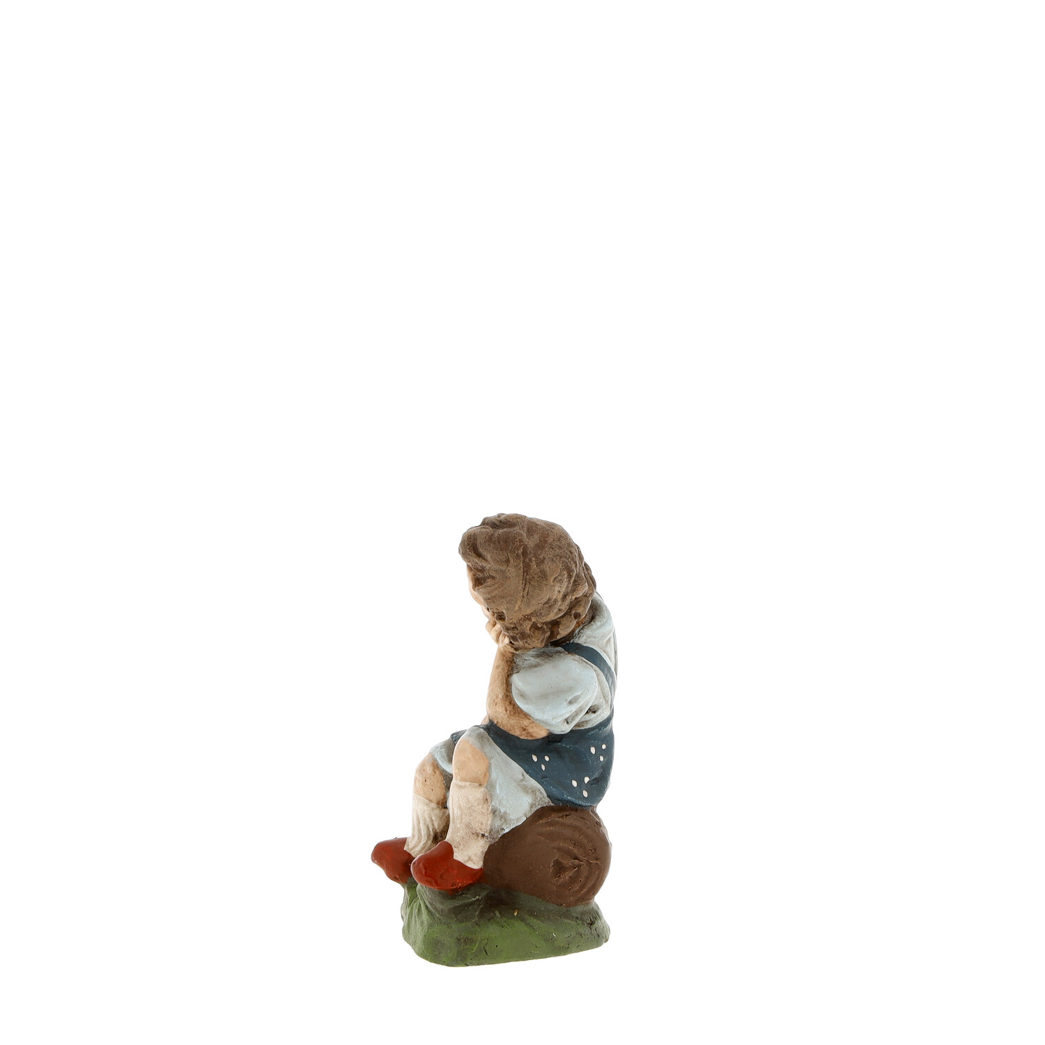 Sitting girl - Marolin Nativity figure - made in Germany
