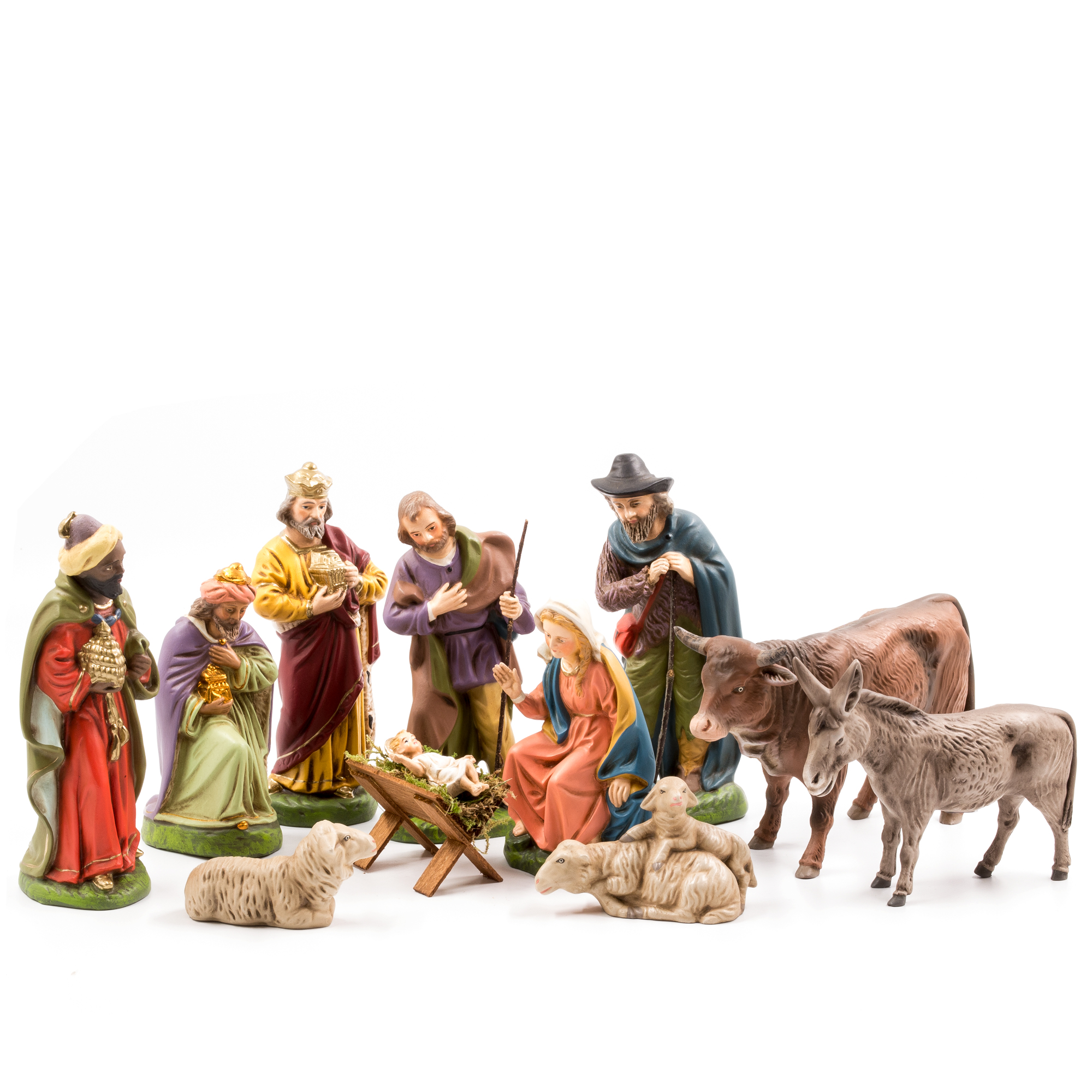 Nativity set, 11 figures, 5.75 inch size