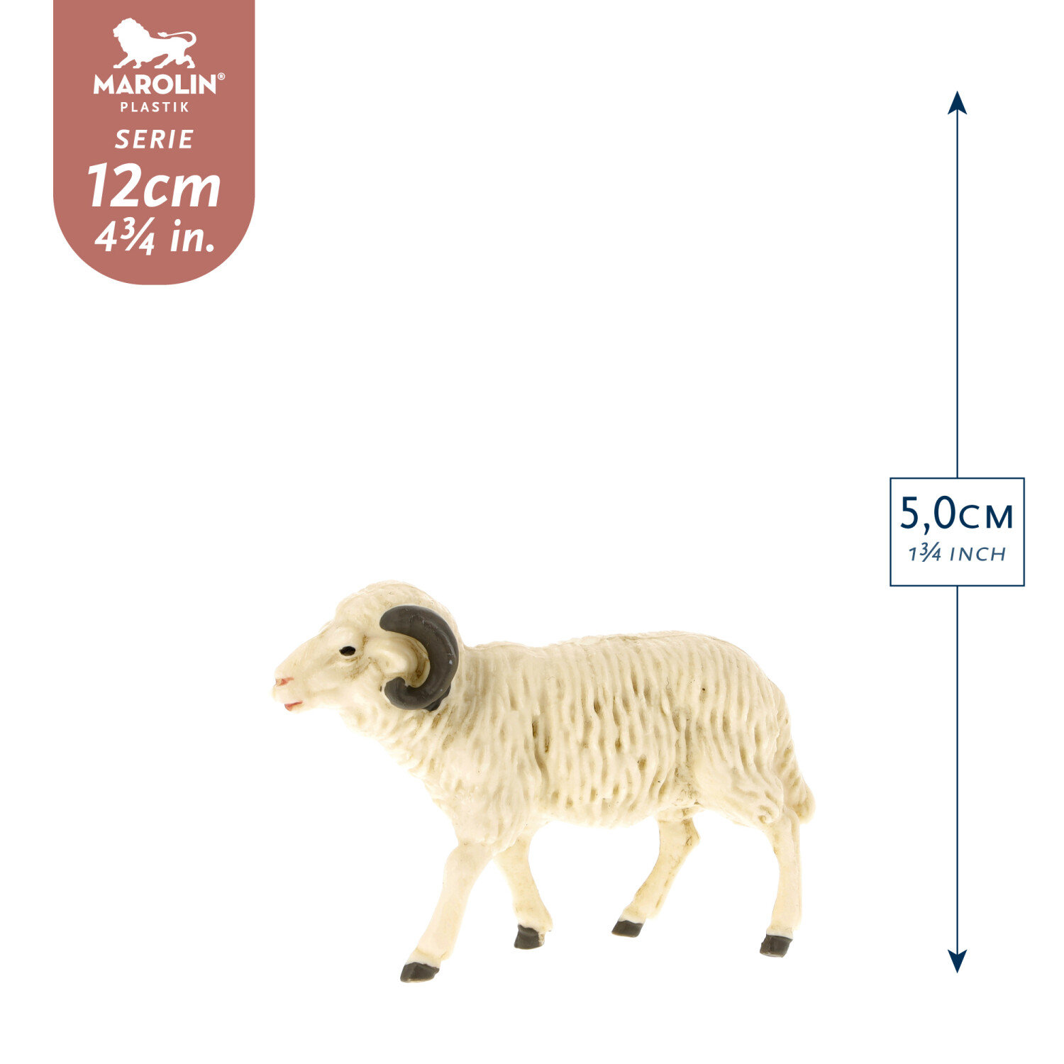 Flock of sheep - Marolin Plastik - Resin Nativity figure - made in Germany