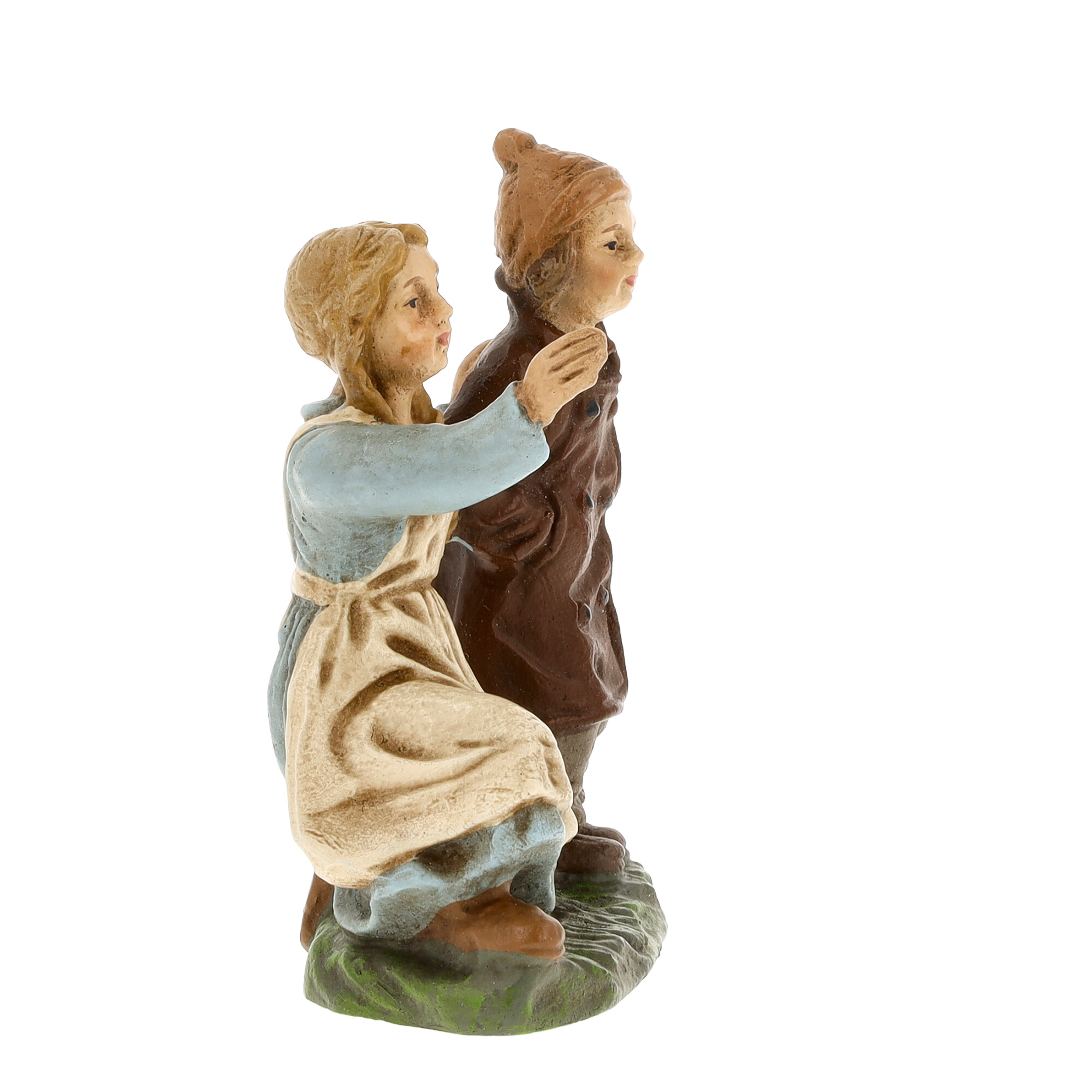 Boy and girl surprised - MAROLIN Nativity figure