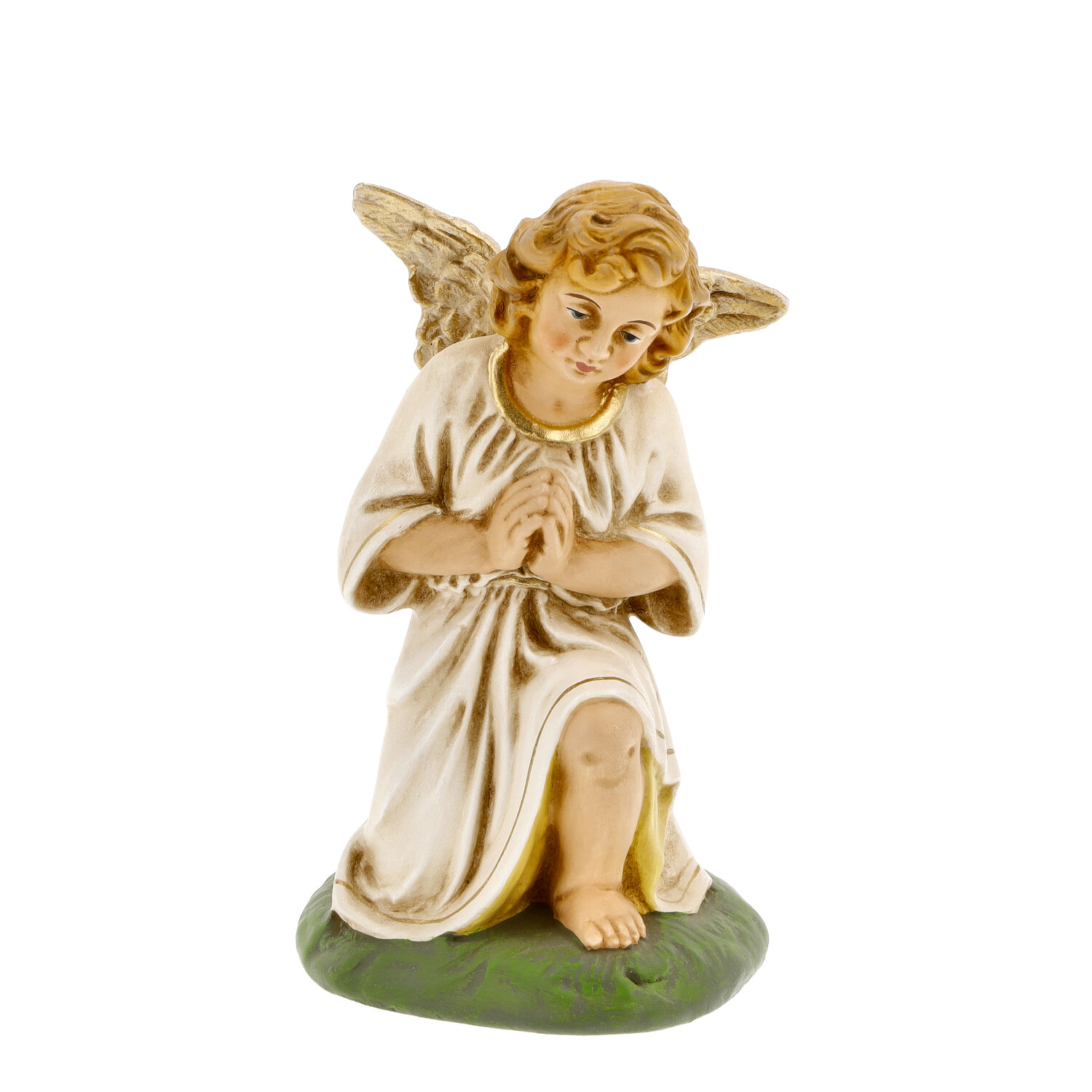 Kniender Engel in Antikweiß, zu 19cm Figuren