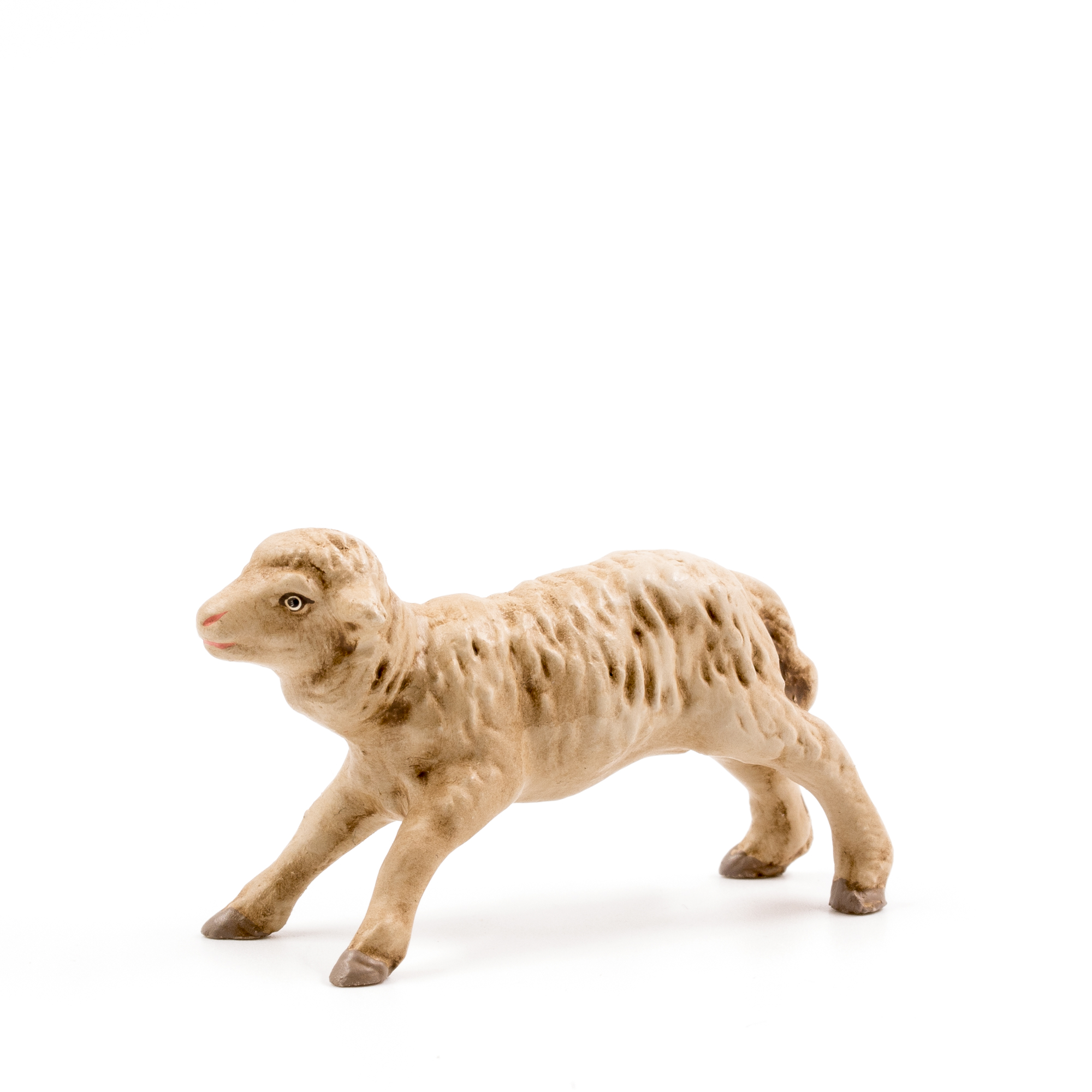 Springendes Schaf, zu 9 - 10cm Krippenfiguren - Original MAROLIN® - Krippenfigur für Ihre Weihnachtskrippe - Made in Germany